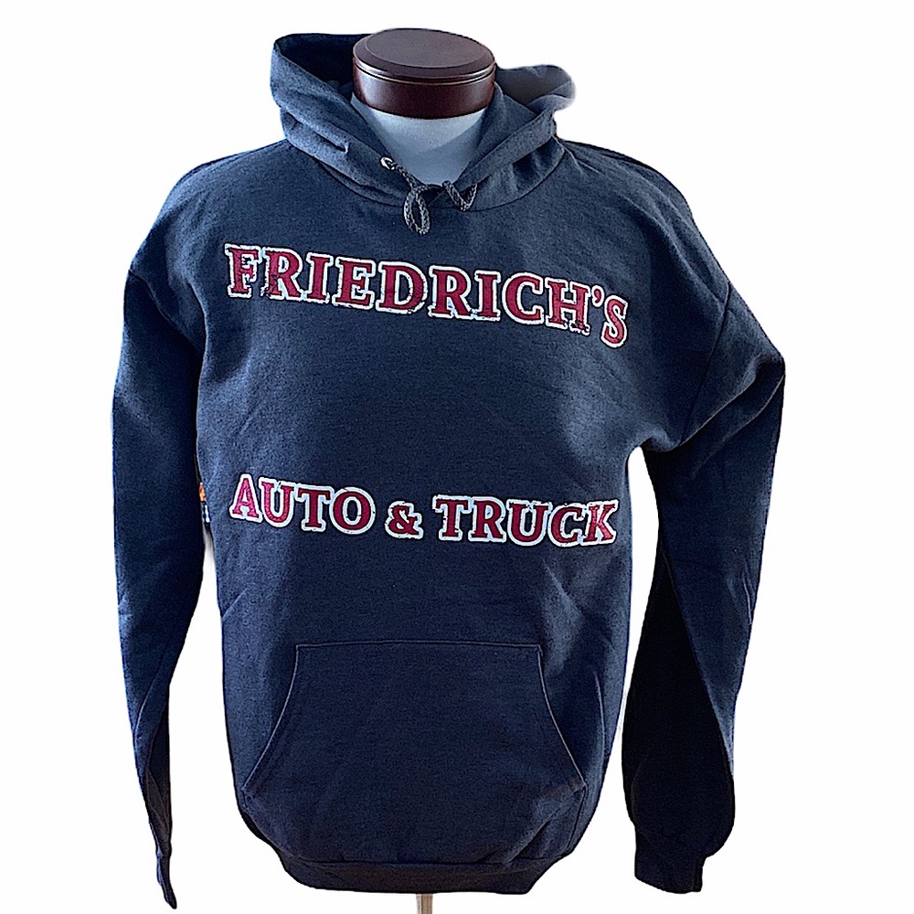 Friedrich’s auto & truck charcoal gray hoodie